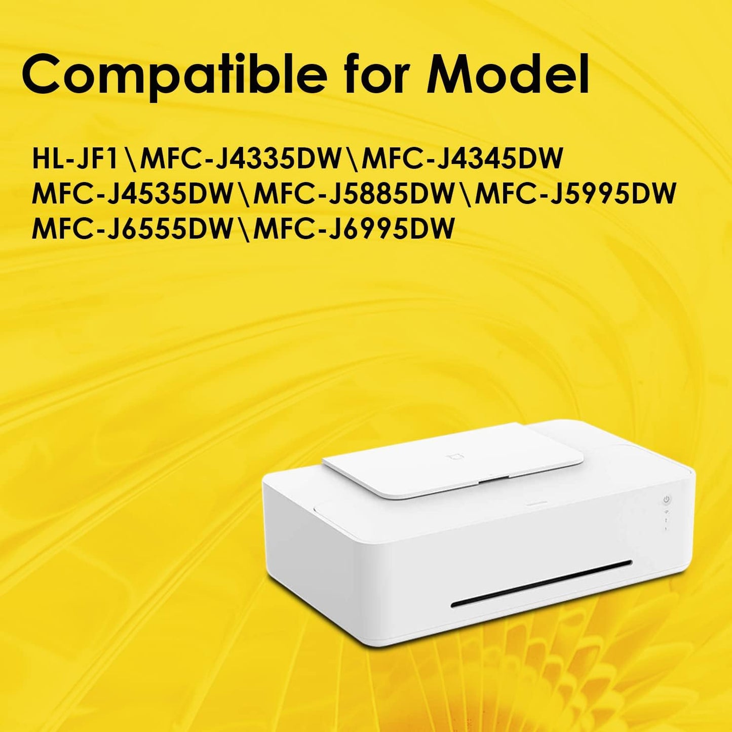 Remanufactured LC406BK LC406C LC406M LC406Y for LC406 Ink Cartridges MFC-J4335DW MFC-J4345DW MFC-J4535DW MFC-J5855DW MFC-J5955DW MFC-J6555DW MFC-J6955DW Ink Cartridge (4-Pack)