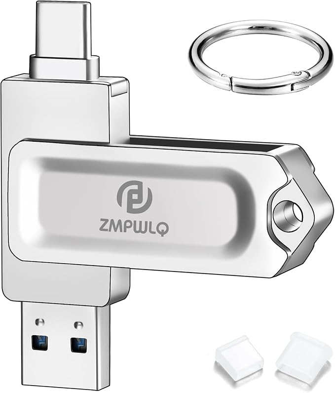 Photo Stick 512GB for iPhone 15 | Flash Drive USB C Memory Stick iPhone USB Storage for iPhone 15, iPad, Android, PC | Photo, Video, Contacts Backup | External Storage Thumb Drive