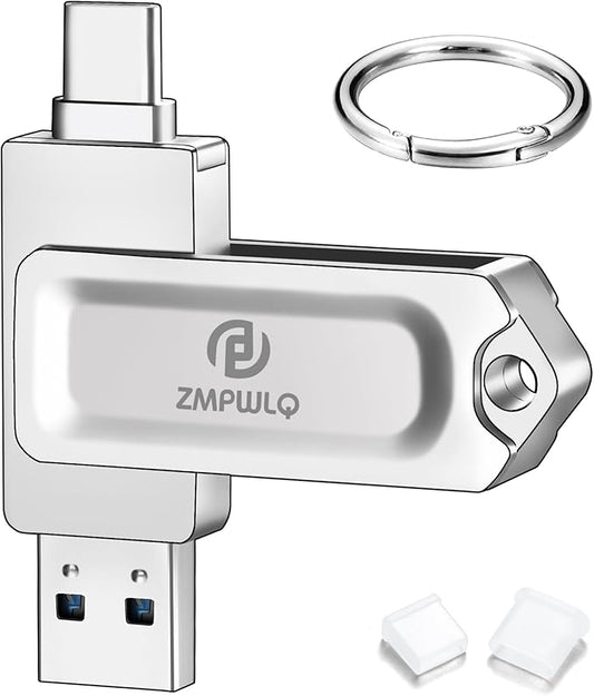 Photo Stick 512GB for iPhone 15 | Flash Drive USB C Memory Stick iPhone USB Storage for iPhone 15, iPad, Android, PC | Photo, Video, Contacts Backup | External Storage Thumb Drive