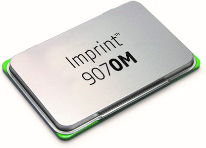 Trodat Imprint 9070M Metal Stamp Pad, 1-7/8" x 2-3/4", Green