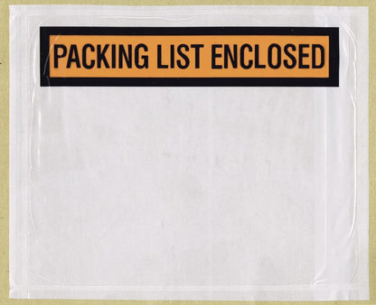 1000 Pcs Packing List Envelopes Pouches 4.5”x 5.5”,Packing Envelopes for Shipping Mailing Pouch Enclosed Bags with Packing Slips Invoice Label