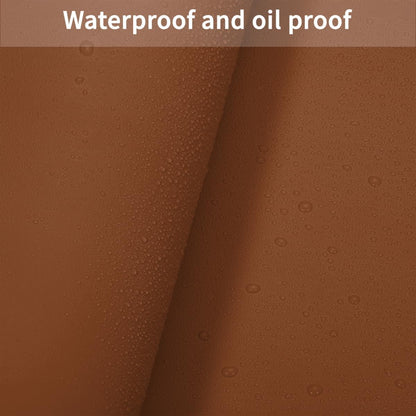 Leather Dresser Cover,1.8mm Thick,14x78 Inch,Dresser Protector Top,Dresser Top Protector,Dresser Cover Top,Dresser Top Cover,Dresser Cover Top for Bedroom.(Brown+Gray,14x78)