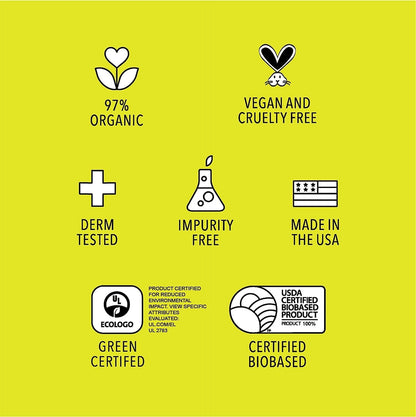 Medical Grade Hand Sanitizer Gel - 97% ORGANIC - 8 FL.OZ. with PUMP (PACK OF 4)