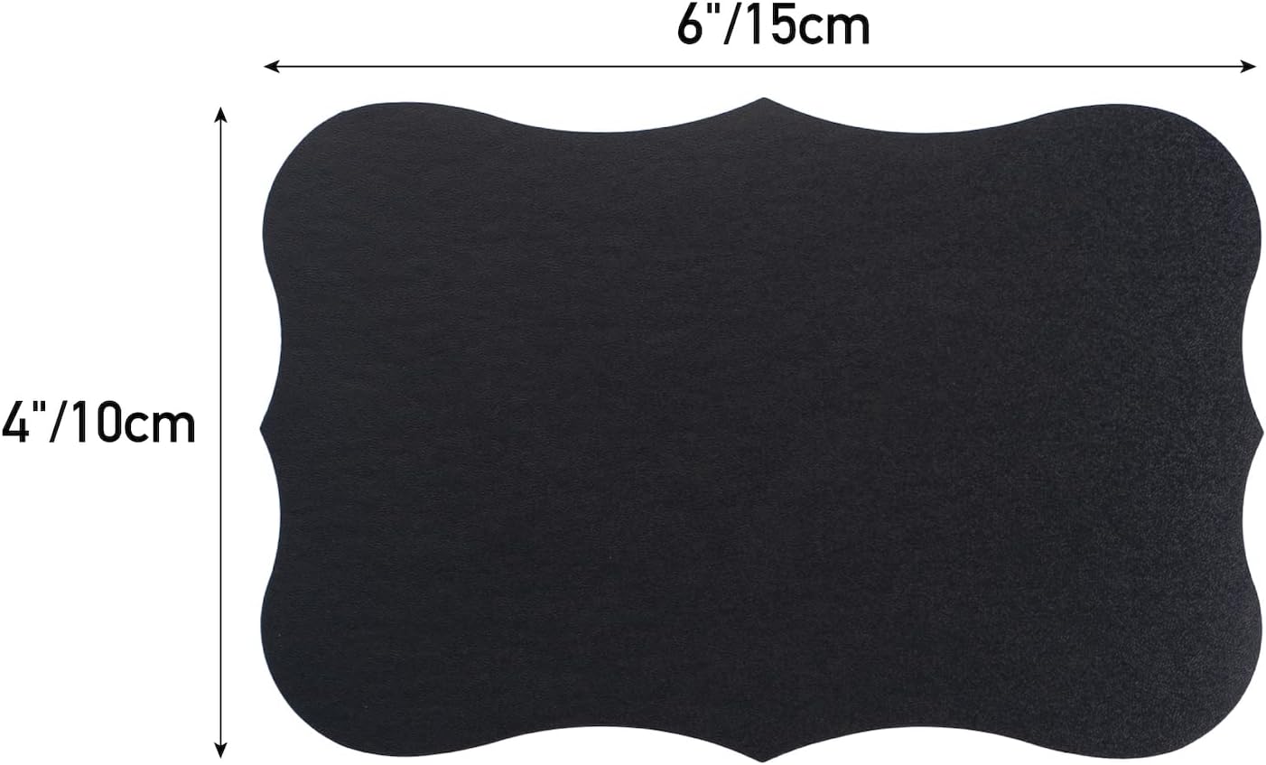 ONUPGO Large Chalkboard Labels (20 Pack), 4 x 6 Reusable Blackboard Stickers Waterproof Chalkboard Sticker for Jars, Parties Decoration, Craft Rooms, Weddings, Storage, Organize Your Home & Kitchen