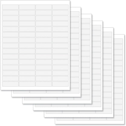 Colorful Images Floral Whispers Return Address Mailing Labels, Personalize with Name & Address, Set of 240 Self Adhesive, Easy Peel Flat Label Sheets, Small, 4 Designs