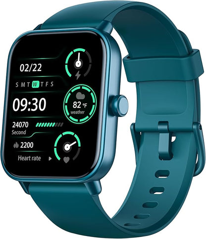 Fitpolo Smart Watch for Men Women,1.8” Touchscreen, Bluetooth Call, Alexa Built-in,24/7 Heart Rate,SpO2 Monitor,Step Counting,Sleep Tracking, IP68 Waterproof Fitness Tracker Watch for Android iPhone