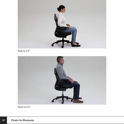 Steelcase Gesture Office Chair - Ergonomic Work Chair with Wheels for Carpet - Comfortable - Intuitive-to-Adjust for Desk - 360-Degree Arms - Blue Jay Fabric