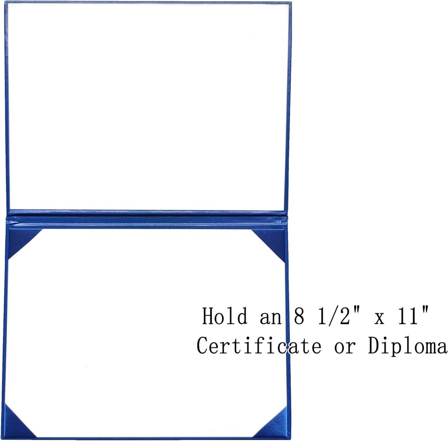 40 PCS Smooth Diploma Certificate Cover 8 1/2" x 11" Royal Blue