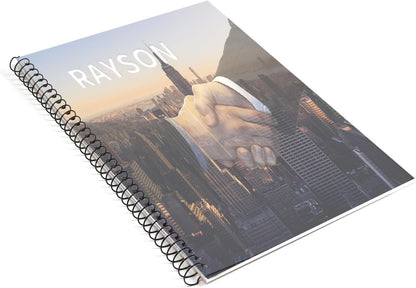 RAYSON 31.8mm Spiral Wire Coil Binding, 3:1 Pitch, 1-1/4" Metal Coils Binding 280 Sheets Capacity, Black Color & Pack of 50