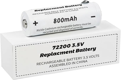 Replacement for Welch Allyn 72200 Battery | Compatible with 60835, 71000, 71670 Handles | 3.5V 800mAh Ni-Cd Rechargeable Battery