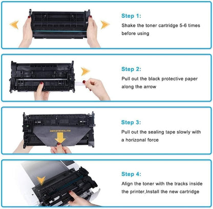 Cool Toner Compatible Toner Cartridge Replacement for HP 80A CF280A 80X CF280X for HP Laserjet Pro 400 M401n M401dn MFP M425dn M401dne M401dw M425dw M401 M425 Printer Toner Ink(Black, 2-Pack)