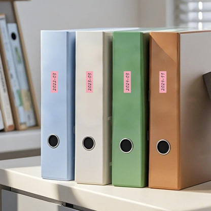 Rectangle Label Stickers 3×1 Inch Vinyl Removable Pink Sticker Waterproof Writable File Folder Moving Labels for Boxes Home Office Labeling 160 PCS