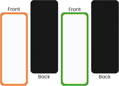 48 Pieces Magnetic Dry Erase Labels - Real Waterproof/Reusable Strips for Classroom Home Office Garage Refrigerator Blank Writable Erasable Cards Colored Border Name Tags Students Locker Shelf