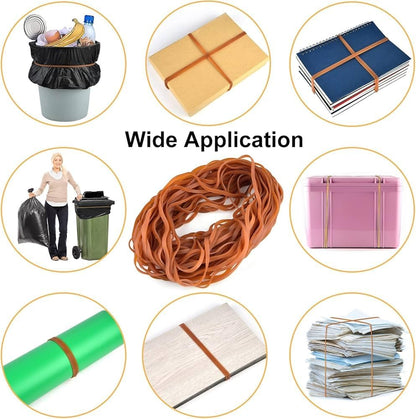 Rubber Band Depot, Size #117, Long Rubber Bands - Rubber Band Measurements: - Approximately 50 Rubber Bands Per Bag - 1/4 Pound Bag