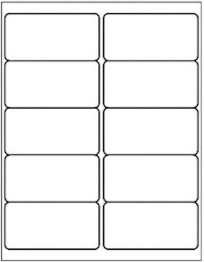 10 Up - 500 Sheets Shipping Address Labels - 2" x 4" - Total 5000 Labels