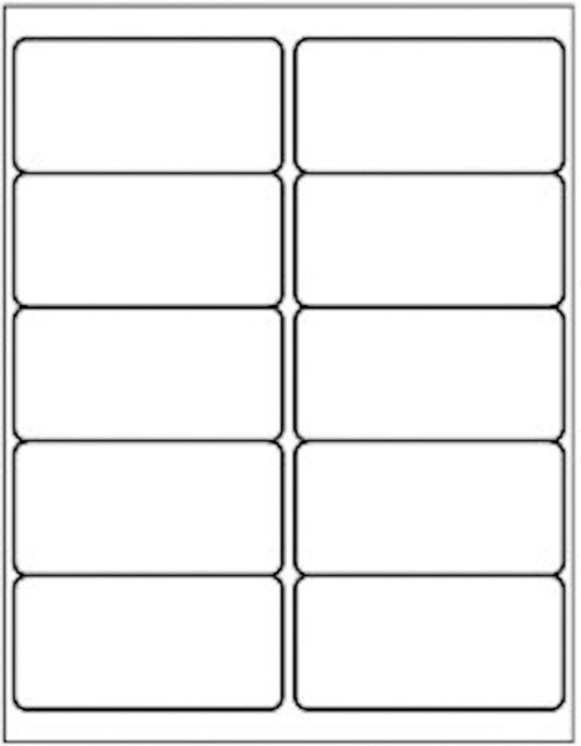 10 Up - Shipping Address Labels - 2" x 4" - 1000 Labels