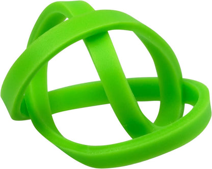 JAM PAPER Colorful Rubber Bands - Size 33 - Green Rubberbands - 100/Pack