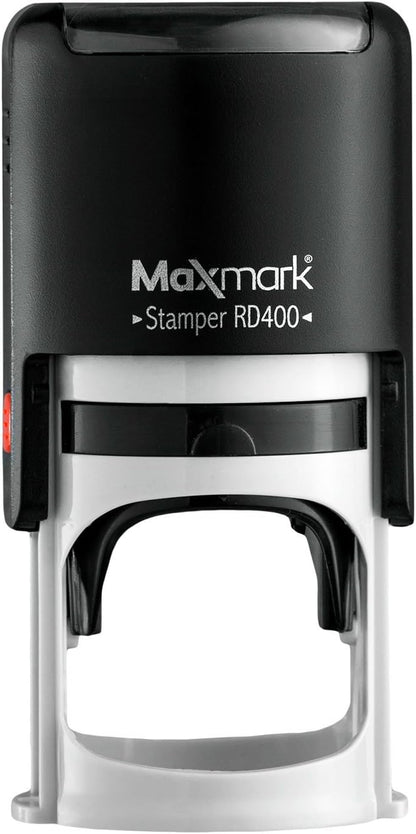 Round Notary Stamp for State of Utah- Self Inking Stamp - Top Brand Unit with Bottom Locking Cover for Longer Lasting Stamp - 5 Year Warranty