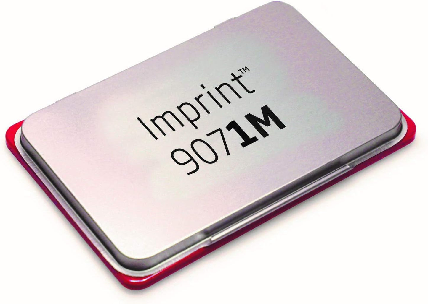 Trodat Imprint 9071M Metal Stamp Pad, 2" x 3-1/2", Red