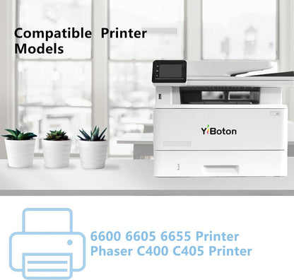 C400 C405 Drum Unit Replacement for Xerox C400 C405 108R01121 Imaging Unit Compatible for Xerox Phaser 6600 Workcentre 6605 6655 Versalink C400 C405 Printer (4-Pack)
