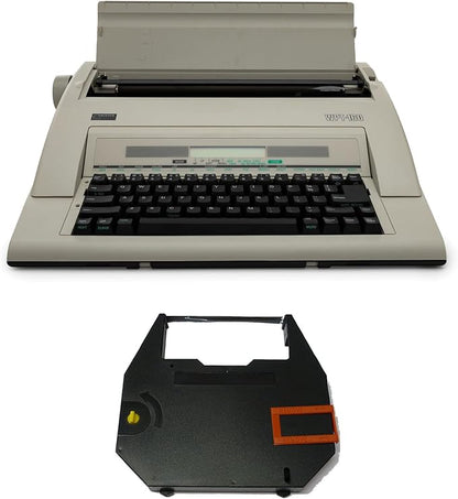 Nakajima WPT-160 Electronic Portable Typewriter with Correct Film Ribbon (2 Items)
