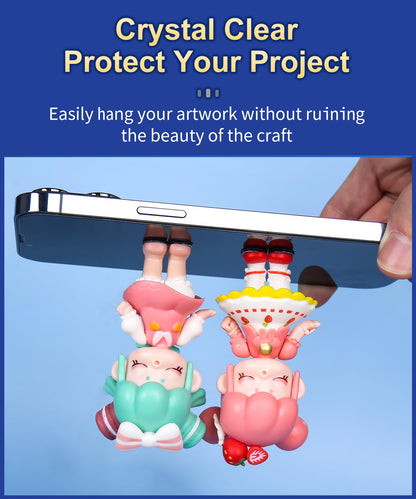 Large Mounting Putty No Residue, Double Sided Tape Glue Adhesive Dots Clear Museum Sticky Tack, Picture Hanging Strips Fixed Posters Decor Art Craft Party, 0.39 x 0.78 in (252 Pcs)