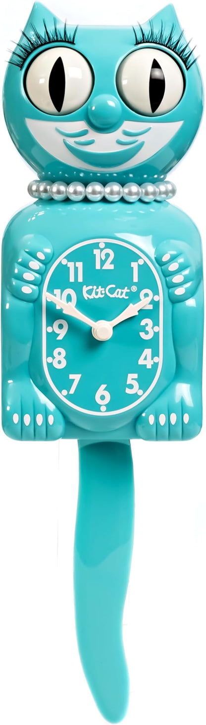 Vibrant Blue Turquoise Lady Kit-Cat