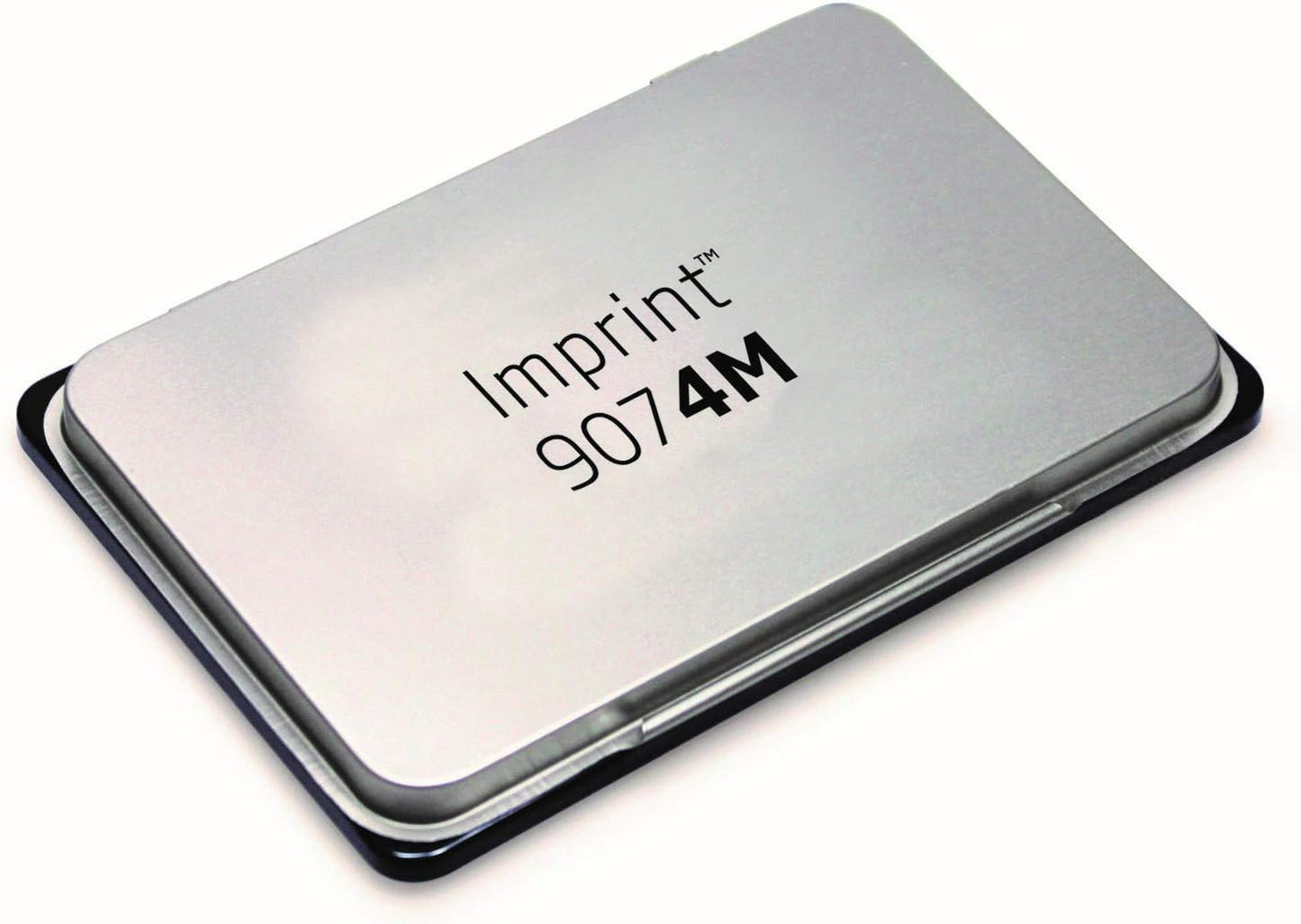 Trodat Imprint 9074M Metal Stamp Pad, 3-1/2" x 6-3/8", Black