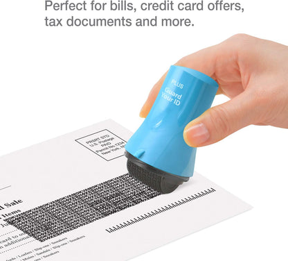 Guard Your ID Wide Advanced Roller 2.0 Identity Theft Prevention Security Stamp Turquoise