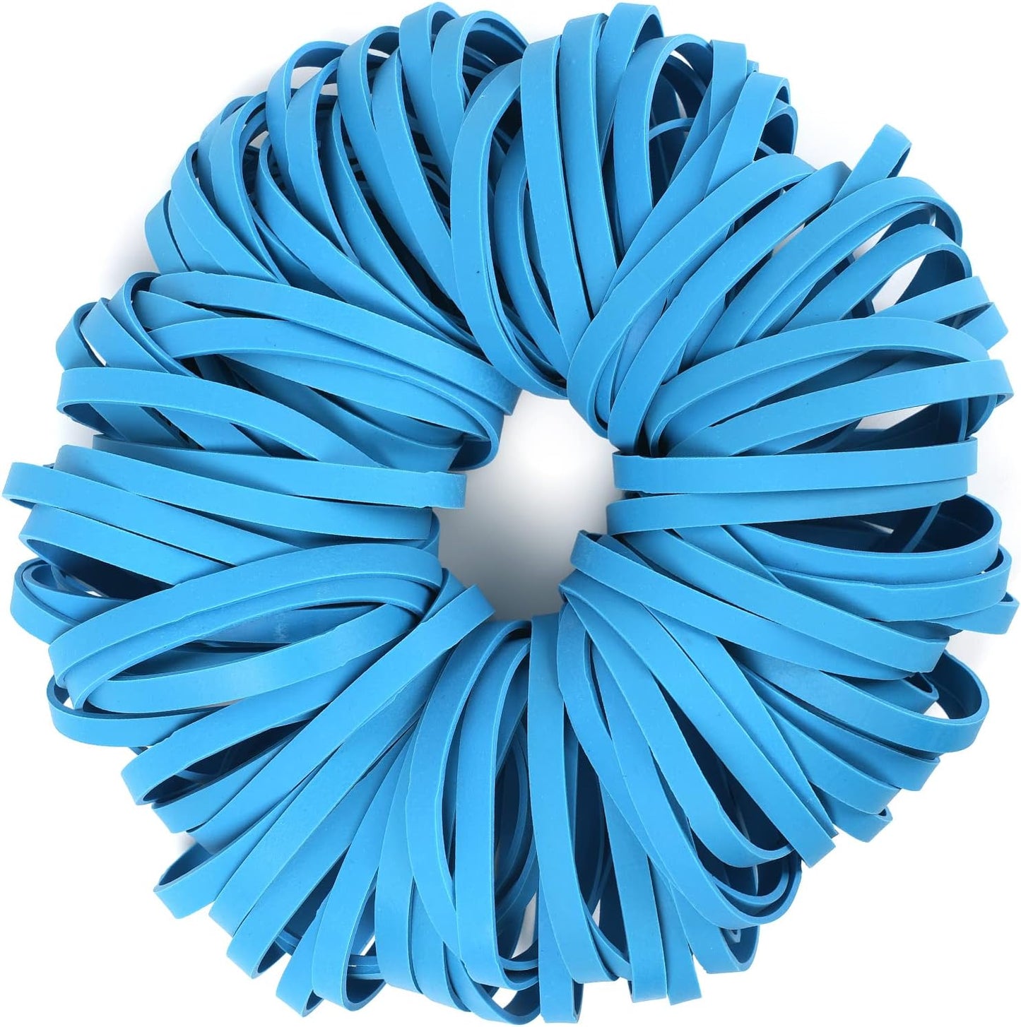 AMUU Rubber Bands Size # 64 Blue 0.5bl Rubber Band 110pcs #64 rubber band for Office Supplies Home money File Folders Strong Elastic Rubber Bands