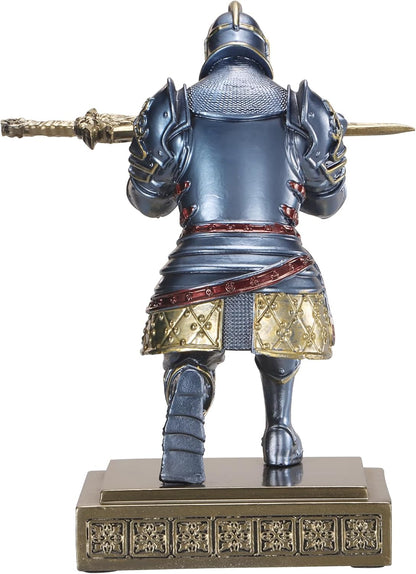 Medieval Knight Pen Holder Office Desk Decor Gifts for Men Father Husband Him Unique