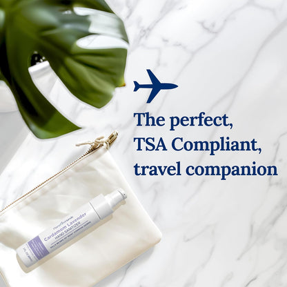 Cardamom Lavender Lotion Hand Sanitizer | Travel Size | Moisturizing Hand Lotion | Made with Aloe Vera & Essential Oils | Rich in Vitamin E | Cleanse & Moisturize | Scented Hand Sanitizer | 6-Pack