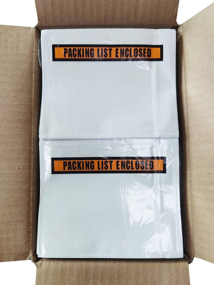 1000 Pcs Packing List Envelopes Pouches 4.5”x 5.5”,Packing Envelopes for Shipping Mailing Pouch Enclosed Bags with Packing Slips Invoice Label