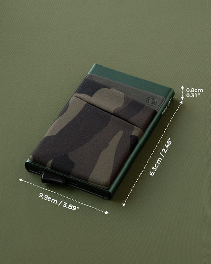 VULKIT Card Holder with Money Pocket Pop Up Wallet RFID Blocking Slim Metal Bank Card Case Holds 5 Cards and Notes