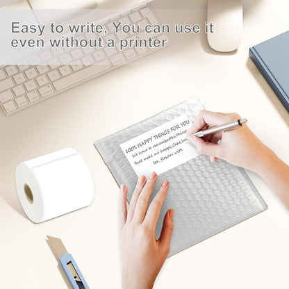 3 X 5 Inch Rectangle Sticker White Moving Labels for Boxes, 300PCS Waterproof Removable White Labels Stickers to Write on for Bar-Codes, Address, Small Business Labeling, Inventory