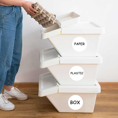 PARLAIM 3”Color Coding Labels Stickers,4Rolls/2000per Dispenser Box Round Adhesive Circle Dot Stickers for Inventory Office Home (White)