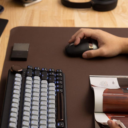 Azio IZO Wireless Optical Mouse - Bluetooth 3.0 & 5.0/2.4G RF-USB, Ambidextrous Design, PixArt PAW3212 Sensor, 1000/1600/2400 DPI, Rechargeable, PC & Mac