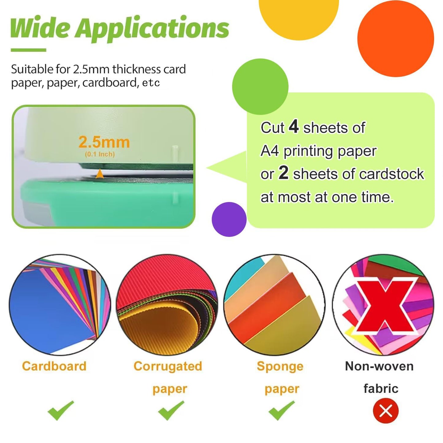 UCEC 2 Inch Circle Punch, Paper Punch, 2 Inch Hole Punch, Circle Hole Punch Cutters for Paper Crafts DIY Handmade Crafting Scrapbook Tools Cards Arts Fun Projects