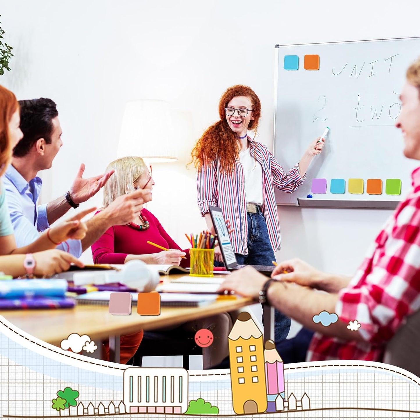 TaoBary 96 Pack Mini Dry Erase Erasers Bulk Magnetic Whiteboard Dry Erasers Classroom Supplies Whiteboard Chalkboard Cleaner for Teacher School Office, 1.97 x 1.97 Inch (Macaron Color)