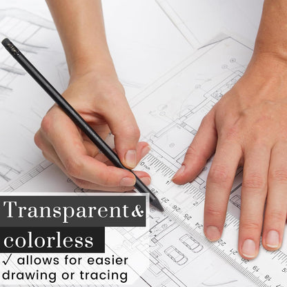 Fumete 300 Packs 12 Inch Back to School Clear Plastic Ruler Bulk with Inches and Centimeters Students Drafting Measuring Tool, Metric Rulers for Classroom Office Supplies