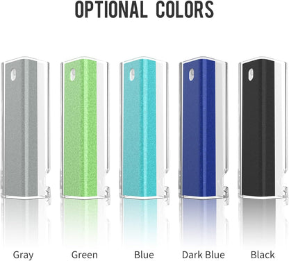 CLICK CLEAN Screen Cleaner, Fingerprint Proof Screen Cleaner Spray, All-in-One Cleaner with Microfiber, Shell and Phone Stand for All Phones, Laptop and Tablet Screens (Dark Blue)