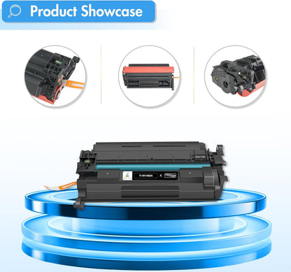 148A 148X Toner Cartridge Black Compatible Replacement for HP 148A 148X W1480X W1480A for HP Laserjet Pro 4001dw 4001dn 4001n MFP 4101fdw 4101fdn Printer Ink (with Chip) (2 Pack)