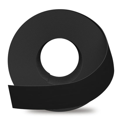 GSCIT Club Black Edge Banding, 3 inch x 25ft Melamine Edge Banding with Hot Melt Adhesive Preglued Cabinet Edge Banding Flexible Black Veneer Edging
