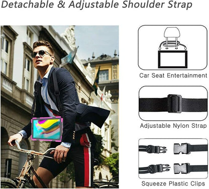 BRAECN for Samsung Galaxy Tab S5e Case 10.5 inch 2019, Heavy Duty Shockproof Case with 360 Rotating Kickstand/Hand Strap&Shoulder Strap for Galaxy Tab S5e 10.5‘’ Tablet SM-T720/SM-T725