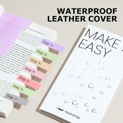 Hommie Sticky Notes Set, Divider Sticky Notes 410 Packs Planner Sticky Note Dividers Tabs for School Office Supplies, Book Notes,Bible Sticky Notes,Back to School Supplies