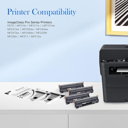 Valuetoner Compatible Toner Cartridge Replacement for Canon 137 black toner cartridge CRG137 9435B001AA for Canon ImageClass D570 MF236n MF247dw MF227dw MF229dw MF232W MF217w MF244dw MF249dw (2 Black)