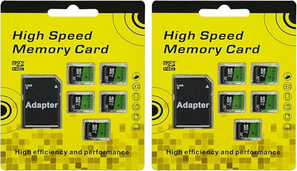 KEXIN 32GB Micro SD Card 10 Pack 32 GB Class 10 Ultra Micro SDHC UHS-I Bulk Memory Card C10, U1, 10 Pack Bulk Micro SD Card