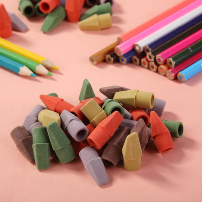Mr. Pen- Pencil Erasers Toppers, 120 Pack, Colorful, Latex Free, No Smudge, Mr Pen Erasers for Pencils