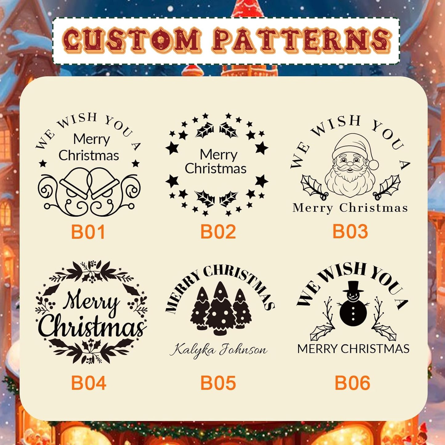 HDSD Custom Book Embosser,Personalized Your Name & Design,for Envelopes,Wedding Invitation,Christmas Book Embosser and More,Craft Your Own Elegant Book Stamps for Bibliophiles & Gift Giving