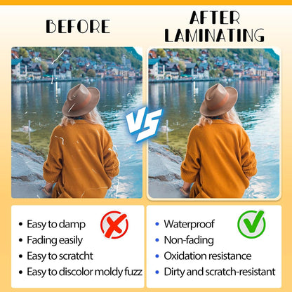 500 Pack Laminating Sheets, Holds 8.5 x 11 Inch Sheets, 3 mil, 9 x 11.5 Inches Thermal Laminating Pouches Lamination Sheet Paper for Laminator, Clear, Letter Size, Office and School Supplies